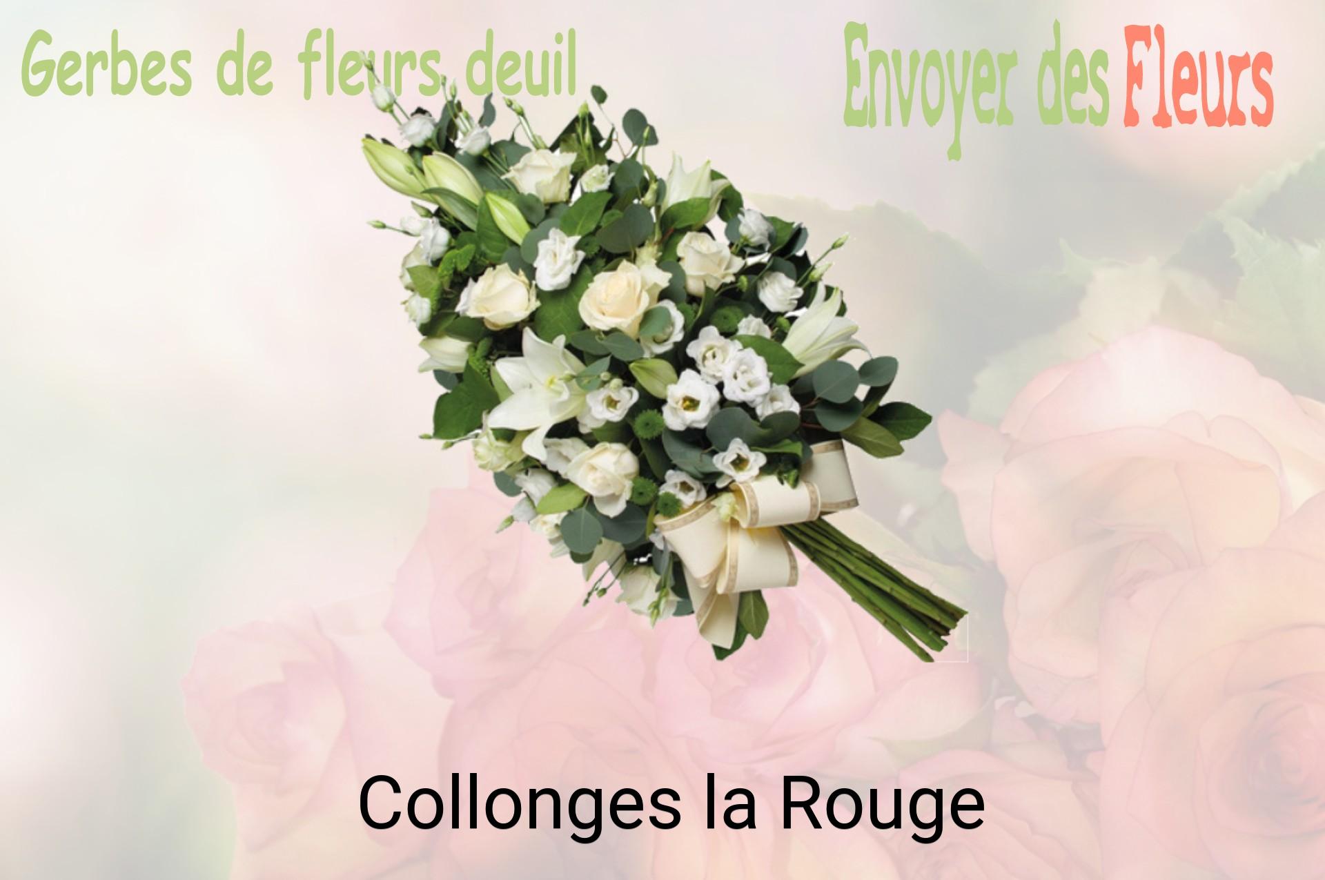 Gerbe de fleurs de deuil livrée à Collonges-la-Rouge
